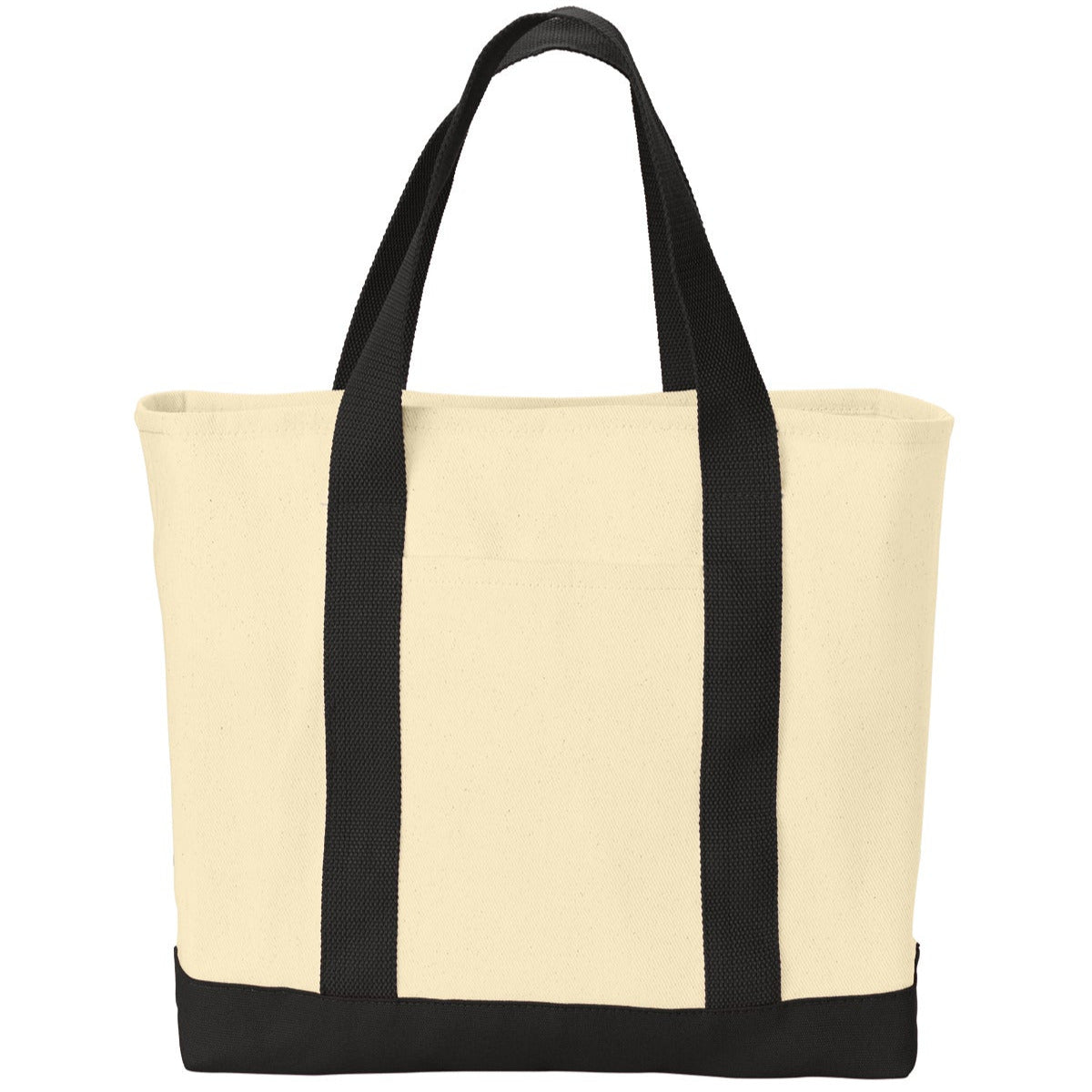 Ideal Twill Two-Tone Shopping Tote Bag