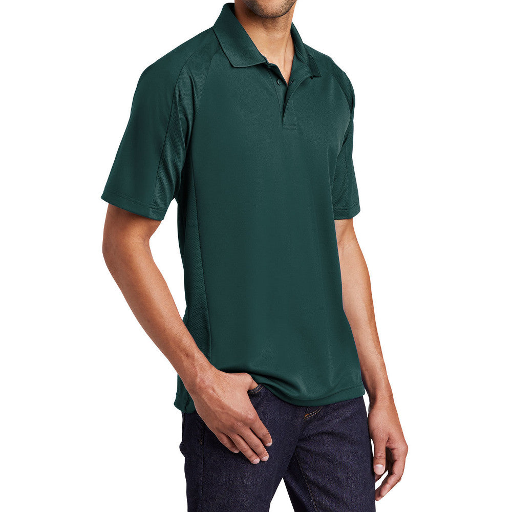 Yellow Rooster Men's Dri-Mesh Ultra Dry Breathable Pro Polo Shirt