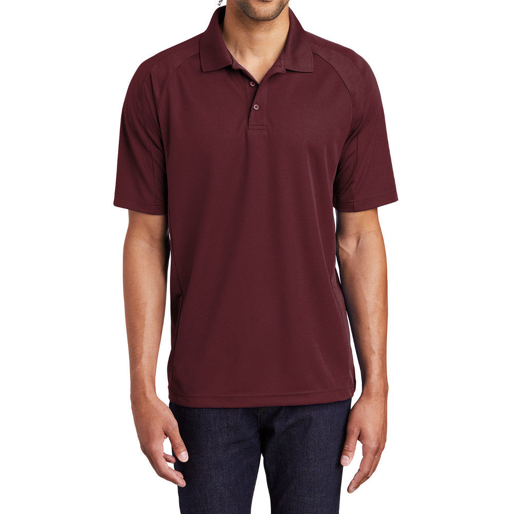 Yellow Rooster Men's Dri-Mesh Ultra Dry Breathable Pro Polo Shirt