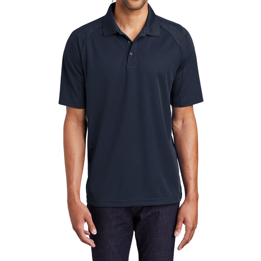 Yellow Rooster Men's Dri-Mesh Ultra Dry Breathable Pro Polo Shirt
