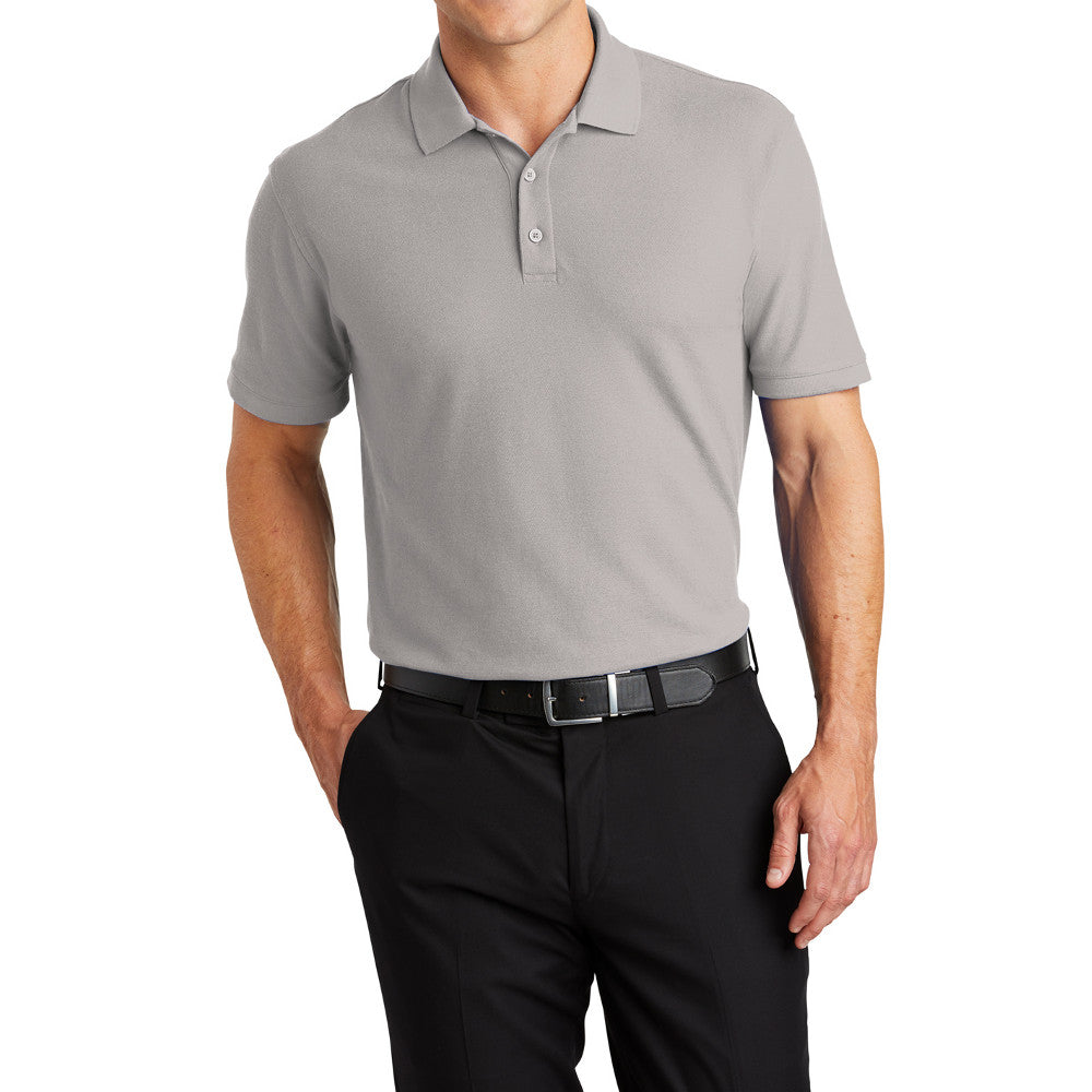Men's Short Sleeve Core Classic Pique Polo Shirt for Everyday Wear