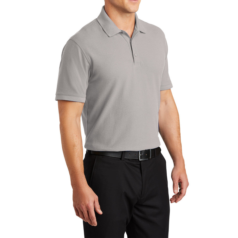 Men's Short Sleeve Core Classic Pique Polo Shirt for Everyday Wear