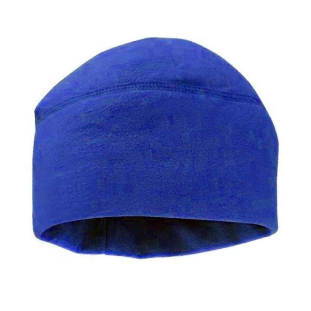 Microfleece Winter Watch Cap, Warm Polar Fleece Beanie Blue
