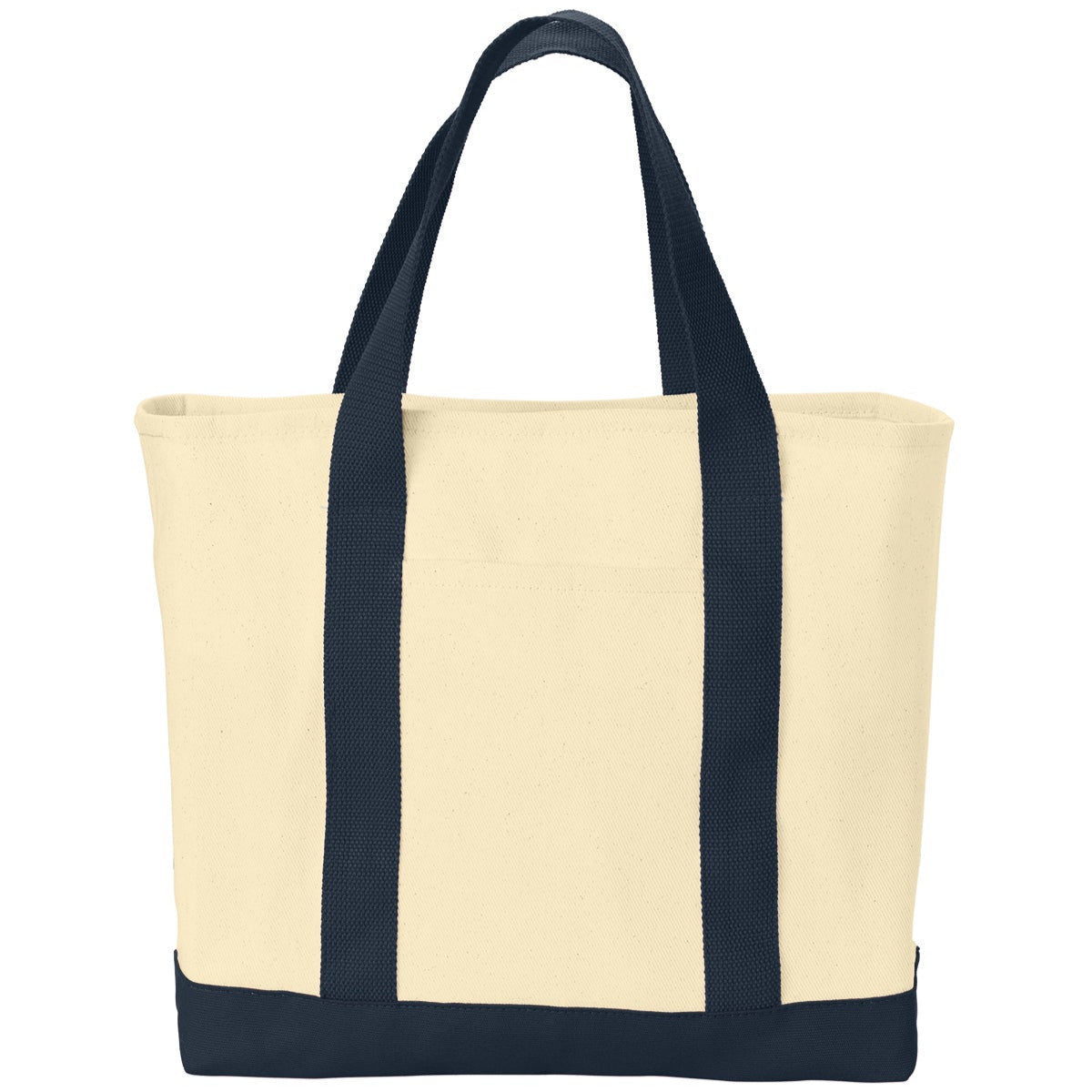 Ideal Twill Two-Tone Shopping Tote Bag