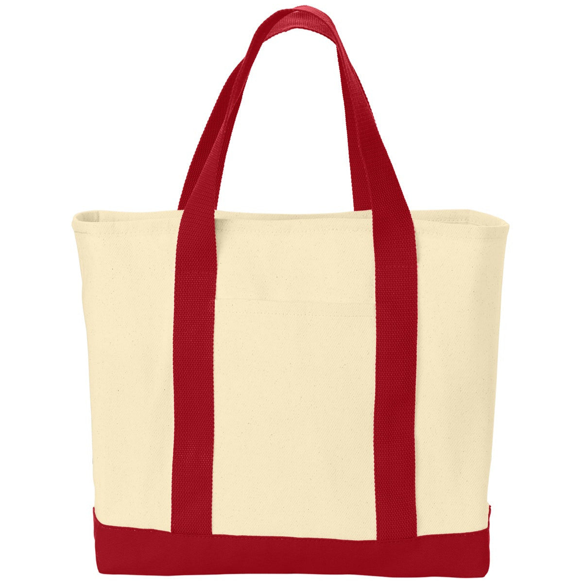 Ideal Twill Two-Tone Shopping Tote Bag