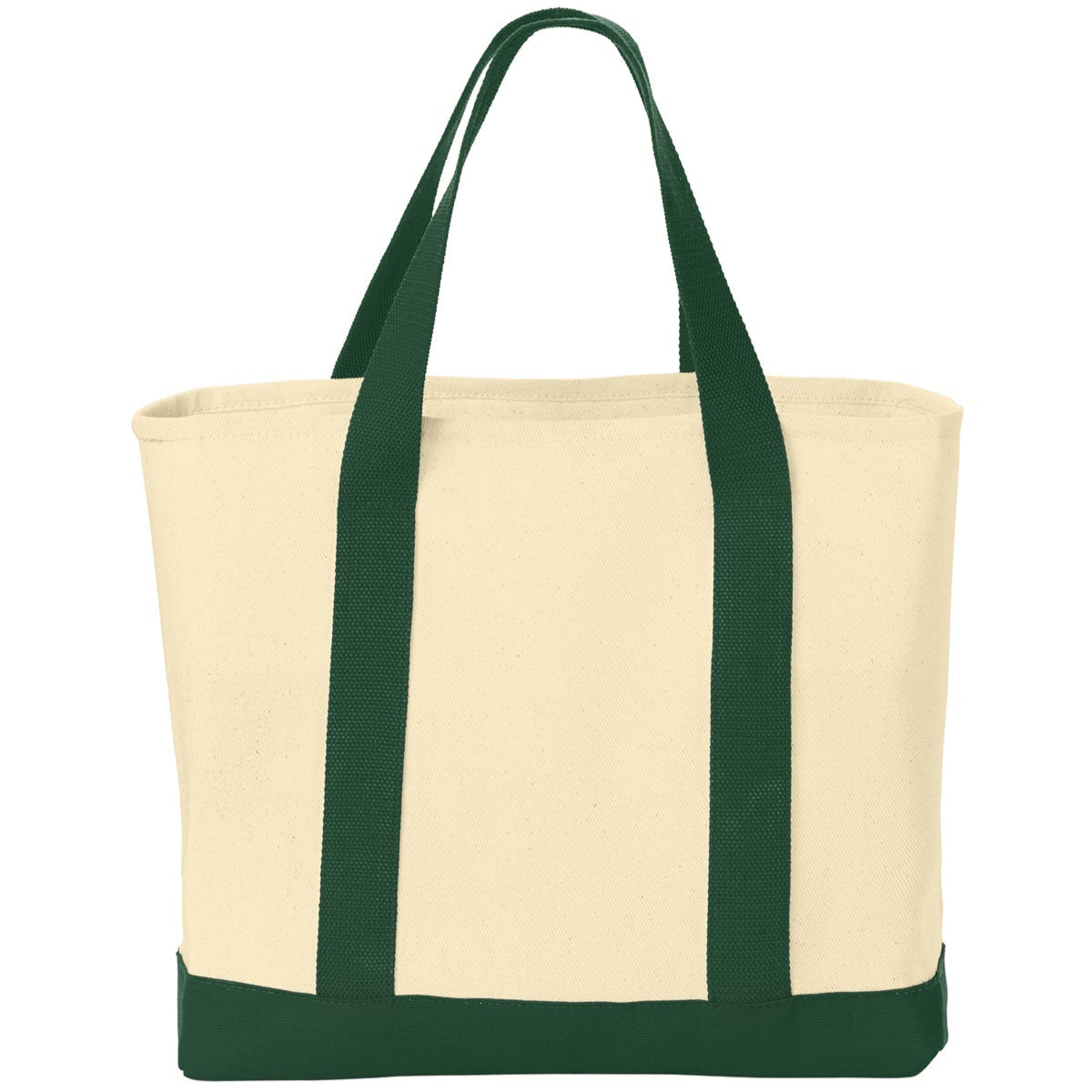 Ideal Twill Two-Tone Shopping Tote Bag