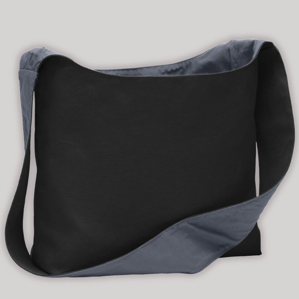 Cotton Canvas Sling Bag Reversible Design with Single Shoulder Strap