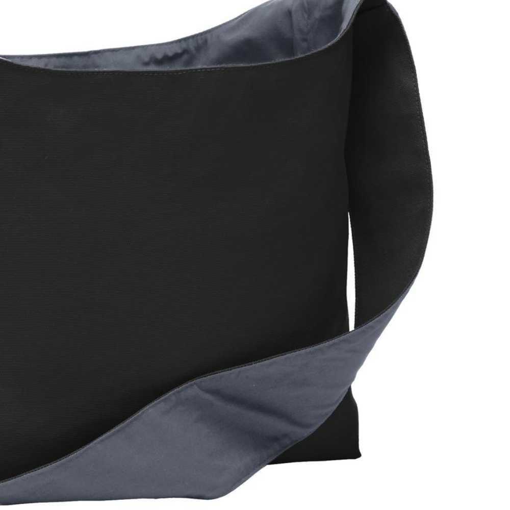 Cotton Canvas Sling Bag Reversible Design with Single Shoulder Strap