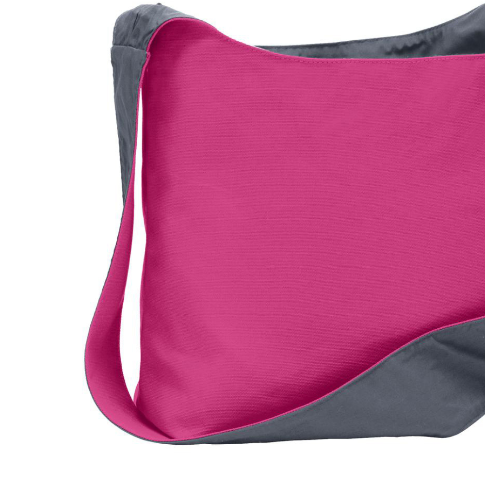 Cotton Canvas Sling Bag Reversible Design with Single Shoulder Strap