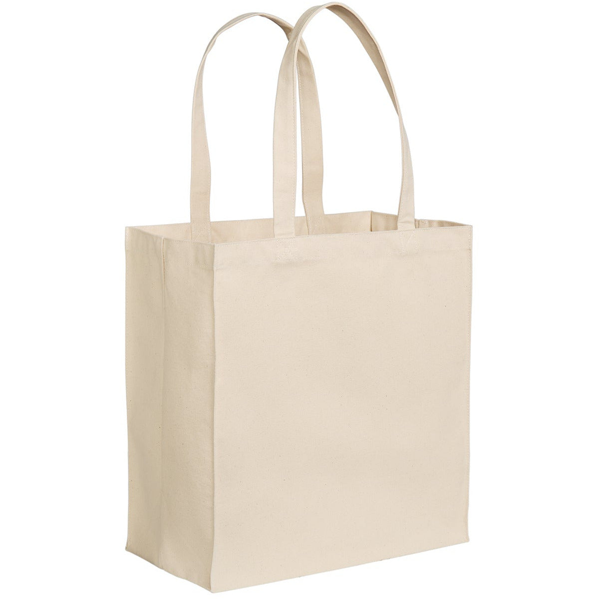 Core Cotton Tote with Self Fabric Carry Handles
