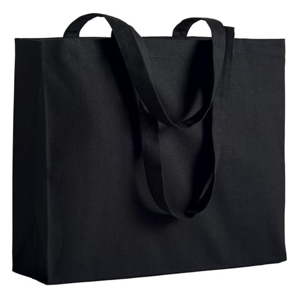 Cotton Canvas Jumbo Tote Bag with Spacious Interior