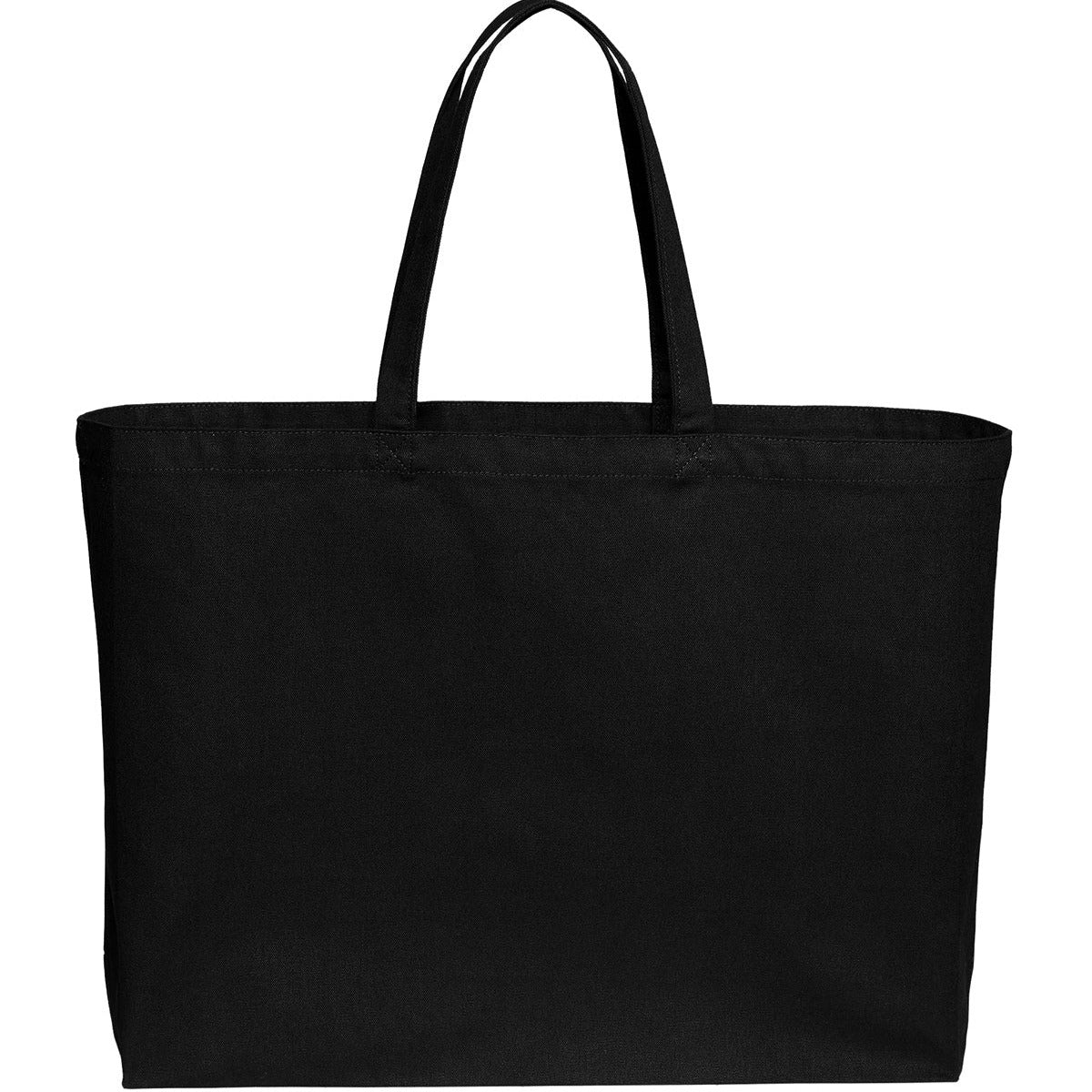 Cotton Canvas Jumbo Tote with Spacious Interior