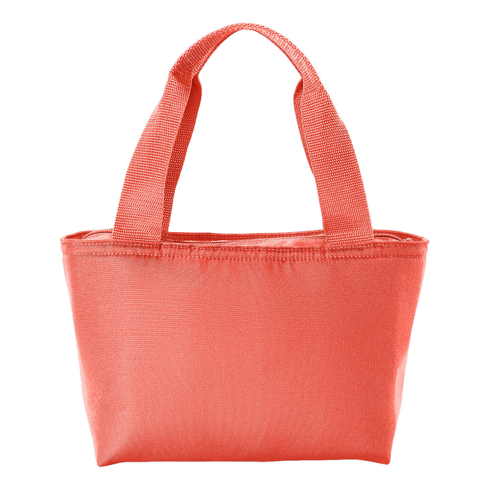 Insulated Zippered Compartment & Front Pocket Lunch Tote