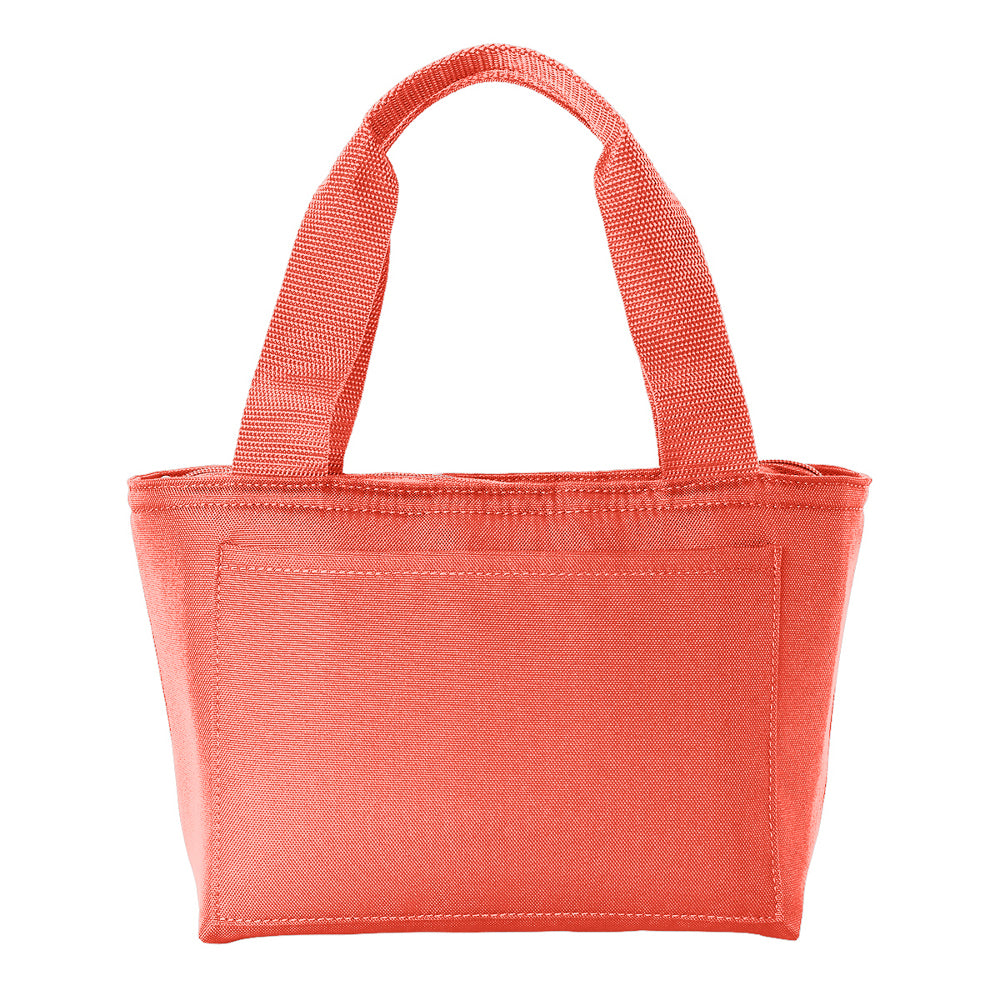 Insulated Zippered Compartment & Front Pocket Lunch Tote