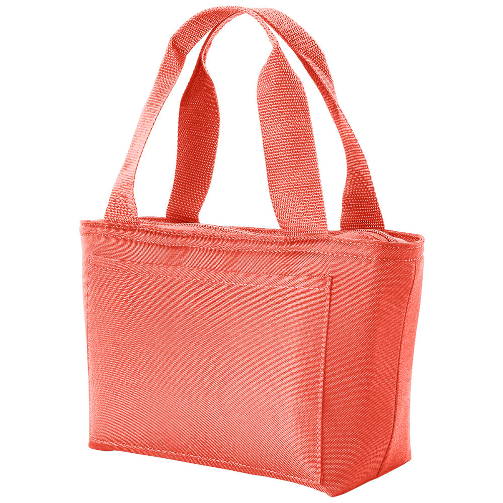 Insulated Zippered Compartment & Front Pocket Lunch Tote
