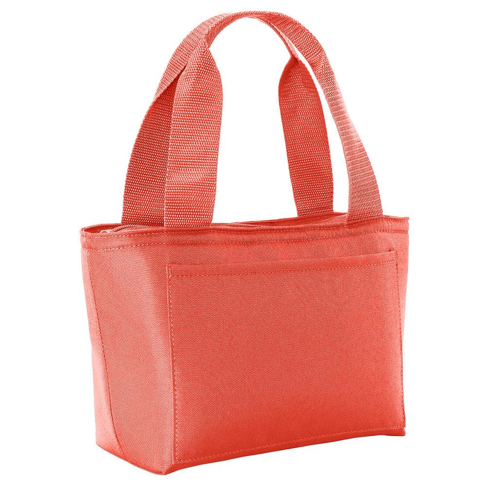 Insulated Zippered Compartment & Front Pocket Lunch Tote