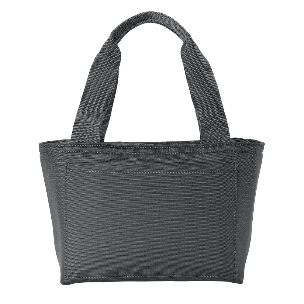Insulated Zippered Compartment & Front Pocket Lunch Tote