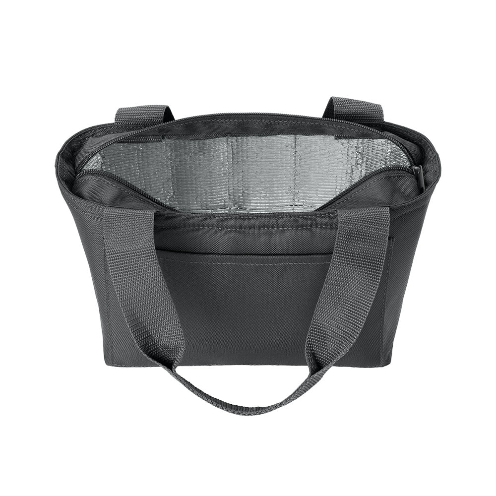 Insulated Zippered Compartment & Front Pocket Lunch Tote
