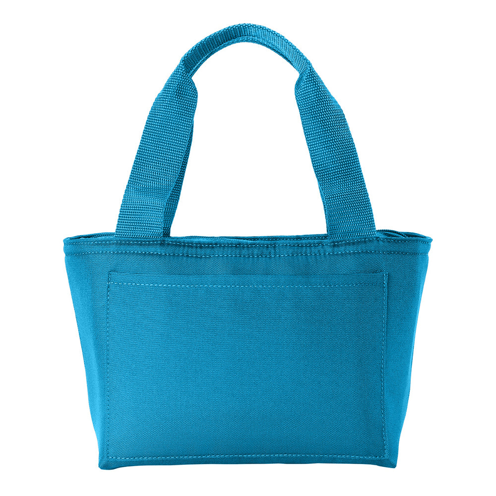 Insulated Zippered Compartment & Front Pocket Lunch Tote