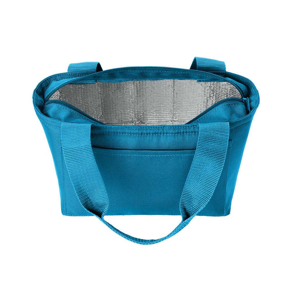 Insulated Zippered Compartment & Front Pocket Lunch Tote