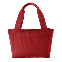 Insulated Zippered Compartment & Front Pocket Lunch Tote