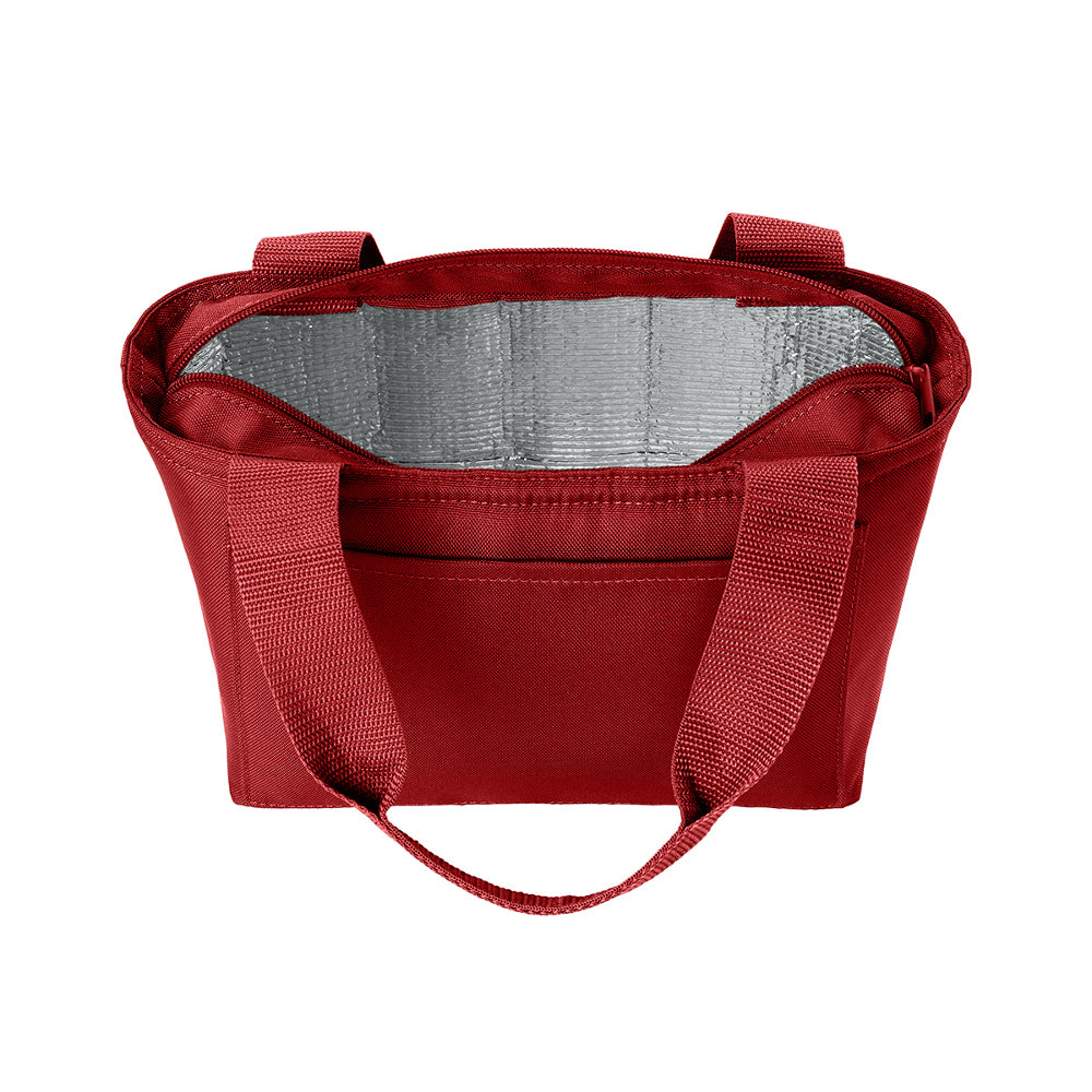 Insulated Zippered Compartment & Front Pocket Lunch Tote