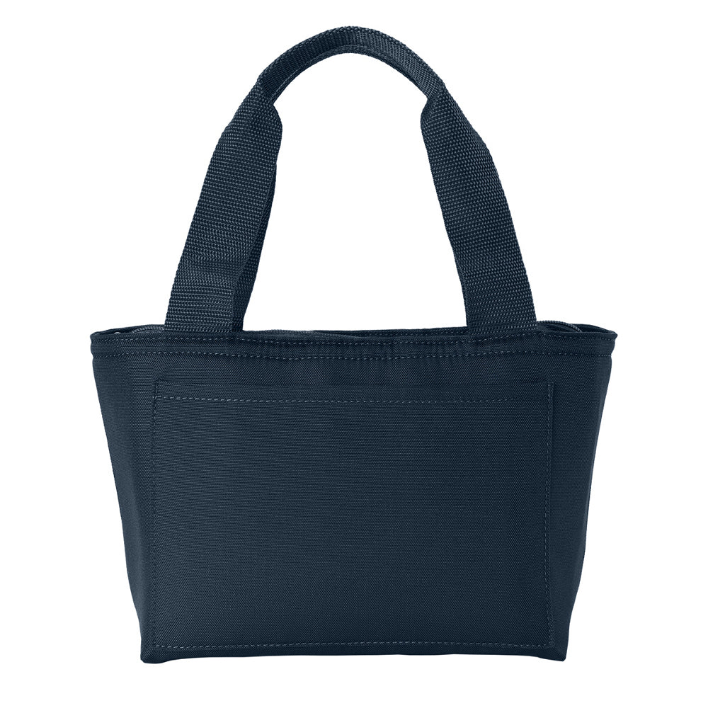 Insulated Zippered Compartment & Front Pocket Lunch Tote
