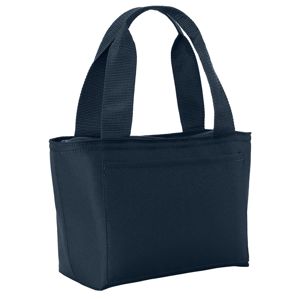 Insulated Zippered Compartment & Front Pocket Lunch Tote