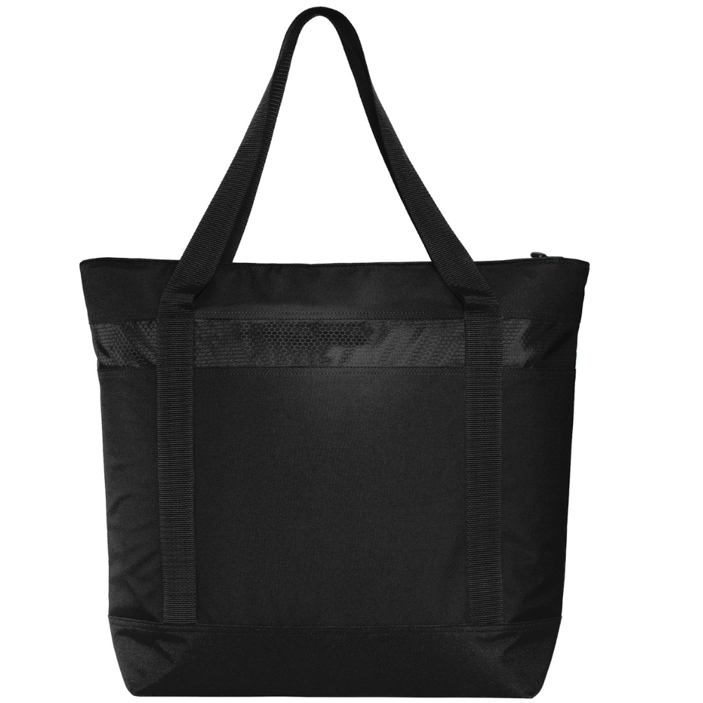 Large Tote Cooler Bag with Zippered Top & Water-Resistant Lining