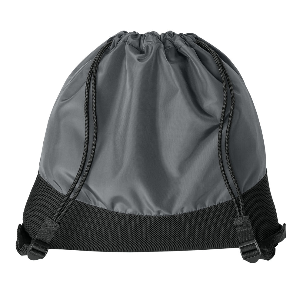 Agility Mesh Drawcord Closure Front Zippered Pocket Cinch