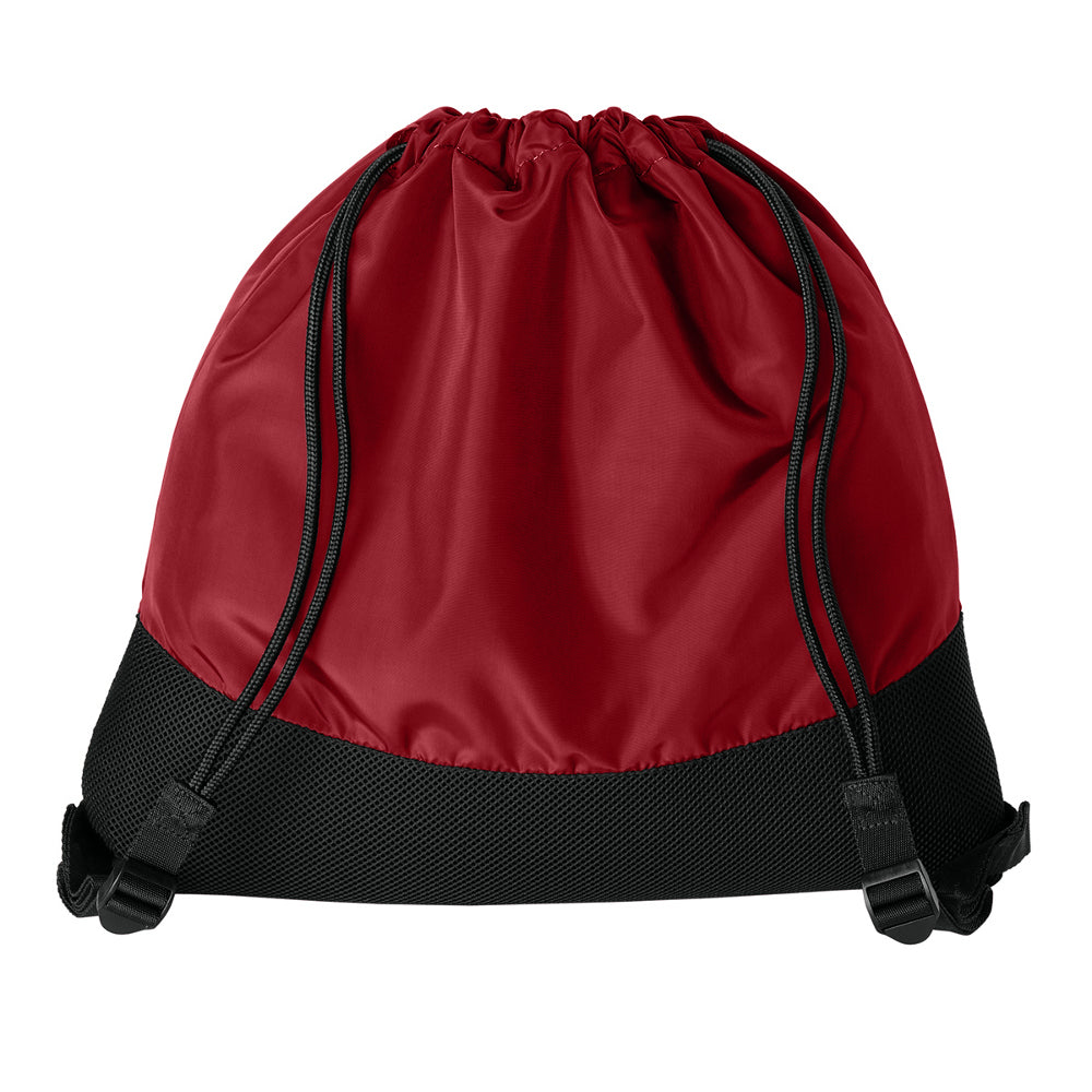 Agility Mesh Drawcord Closure Front Zippered Pocket Cinch