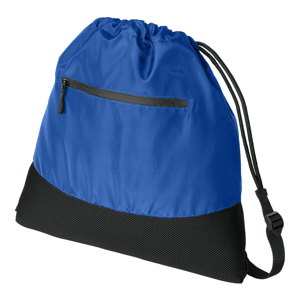 Agility Mesh Drawcord Closure Front Zippered Pocket Cinch