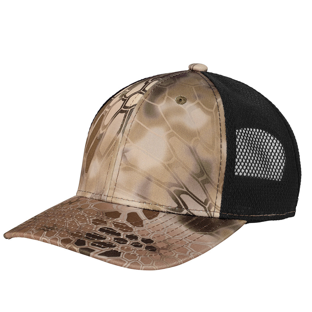 Men's Performance Camouflage Mesh Adjustable Back Snapback Cap