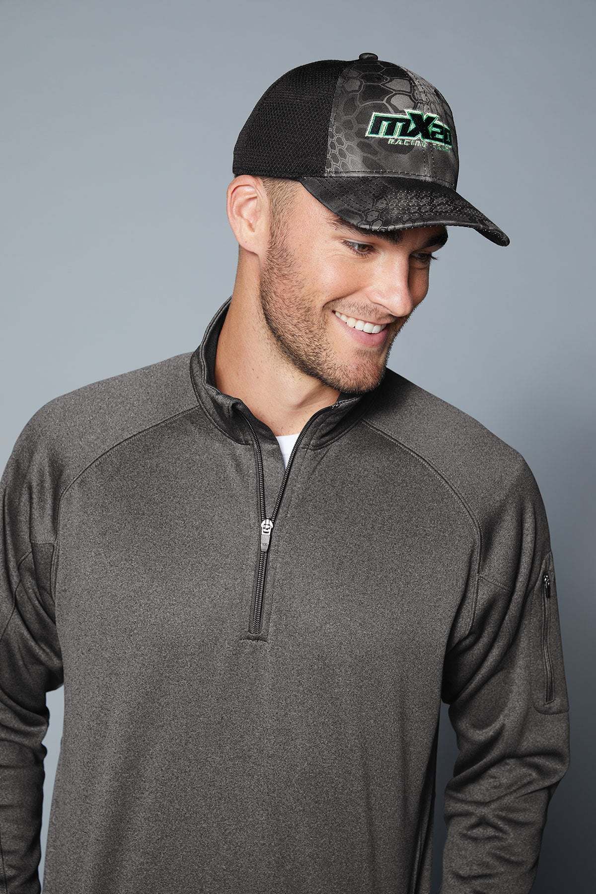 Men's Performance Camouflage Mesh Adjustable Back Snapback Cap