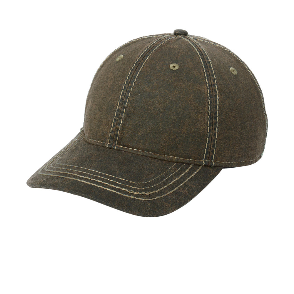Men's Pigment Print Vintage Look with Outdoor Style Distressed Cap