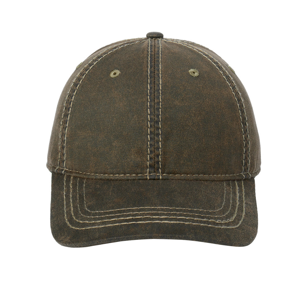 Men's Pigment Print Vintage Look with Outdoor Style Distressed Cap