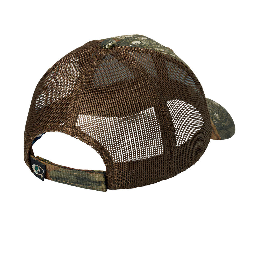 Men's Structured Camouflage Hook & Loop Closure Mesh Back Cap
