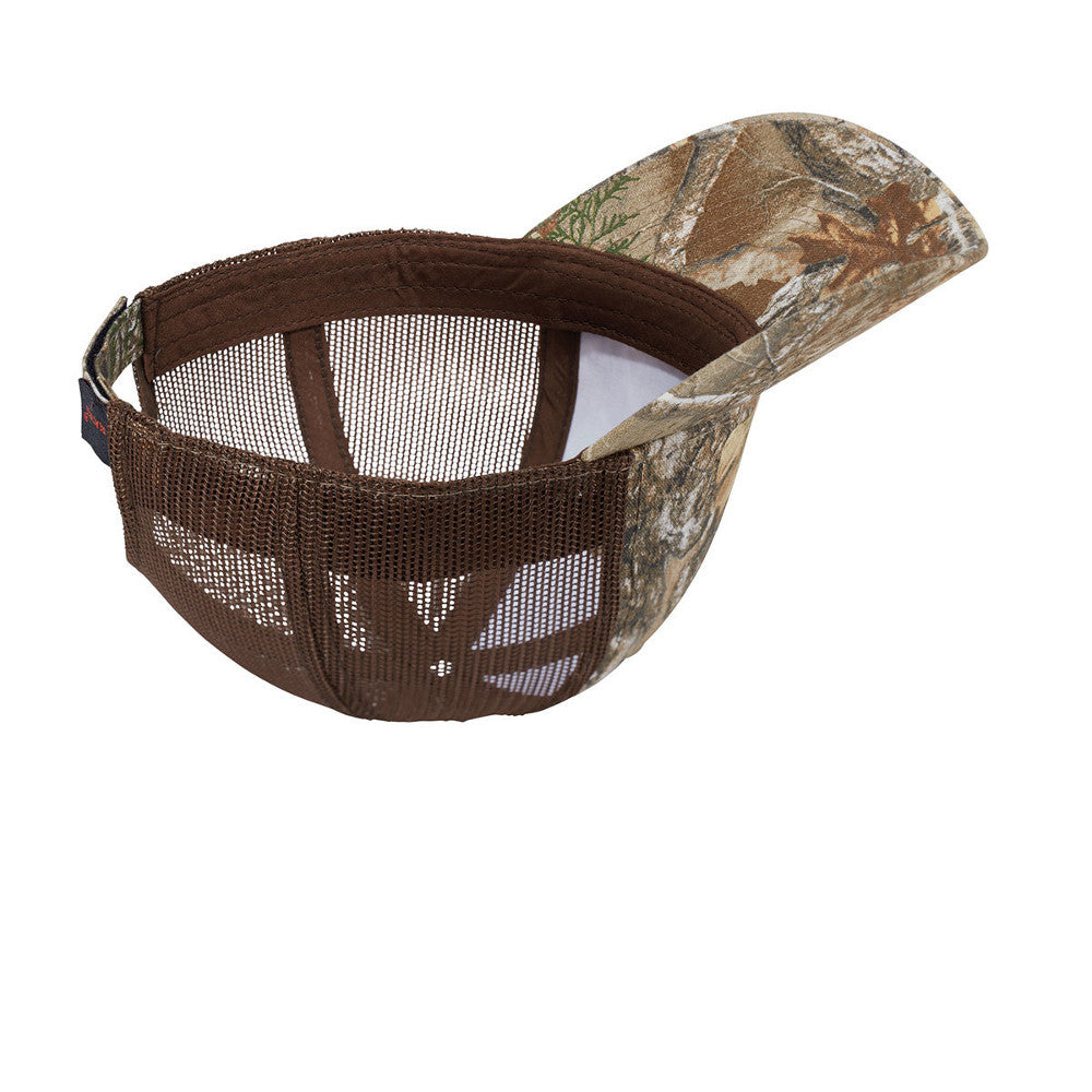 Men's Structured Camouflage Hook & Loop Closure Mesh Back Cap