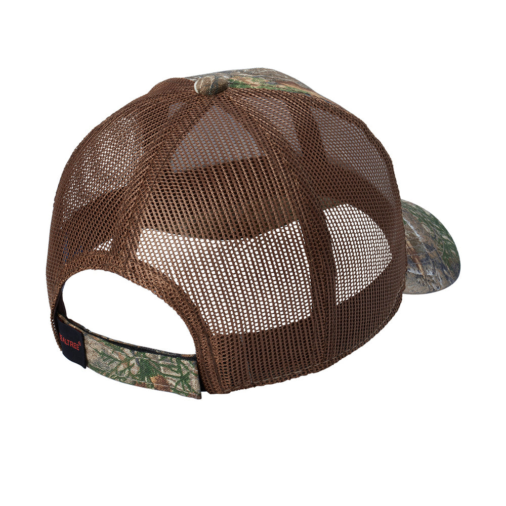 Men's Structured Camouflage Hook & Loop Closure Mesh Back Cap