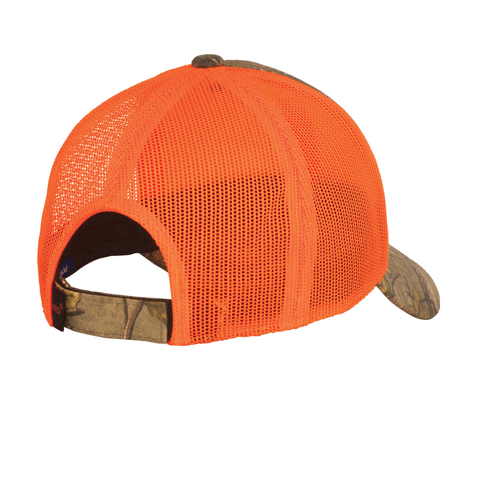 Men's Structured Camouflage Hook & Loop Closure Mesh Back Cap