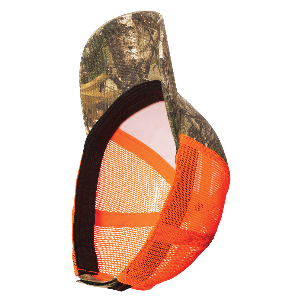 Men's Structured Camouflage Hook & Loop Closure Mesh Back Cap