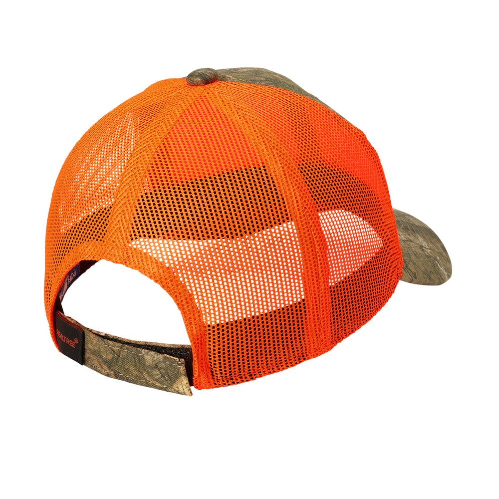 Men's Structured Camouflage Hook & Loop Closure Mesh Back Cap