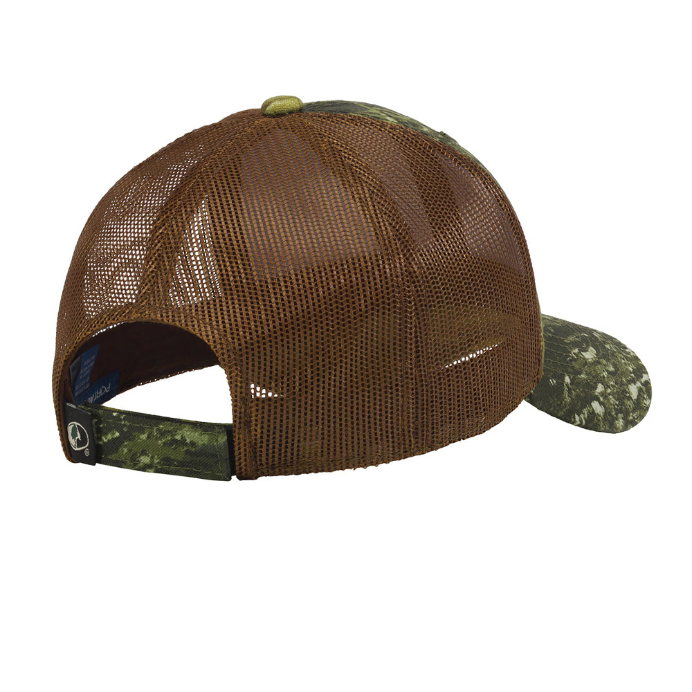 Men's Structured Camouflage Hook & Loop Closure Mesh Back Cap
