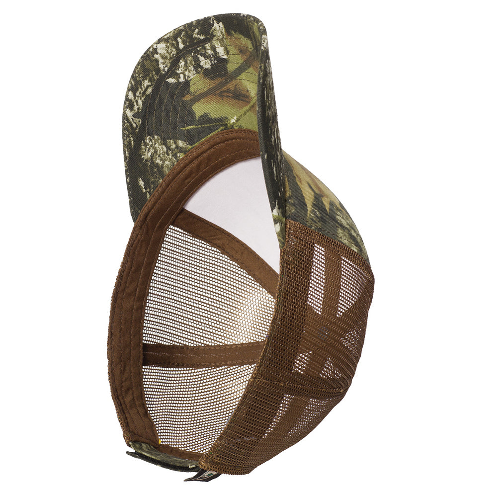 Men's Structured Camouflage Hook & Loop Closure Mesh Back Cap