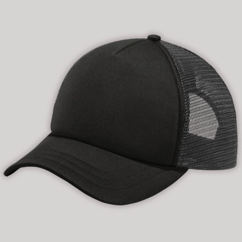 Men's 5-Panel Adjustable Snap Twill Foam Trucker Baseball Cap