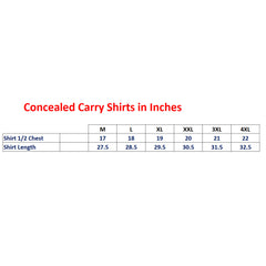 Mafoose Men's Short Sleeve Concealed Carry Gun Holster Shirt Sizes Medium to 4XL