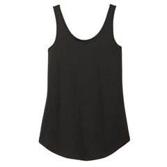 Womens Casual Soft and Comfort Perfect Tri Relaxed Tank Top Black