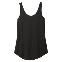 Womens Casual Soft and Comfort Perfect Tri Relaxed Tank Top Black