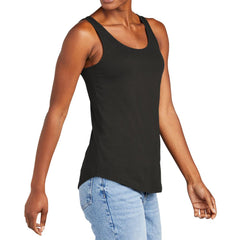 Womens Casual Soft and Comfort Perfect Tri Relaxed Tank Top Black