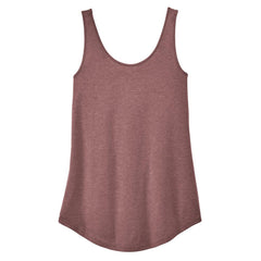 Womens Casual Soft and Comfort Perfect Tri Relaxed Tank Top Blush Frost
